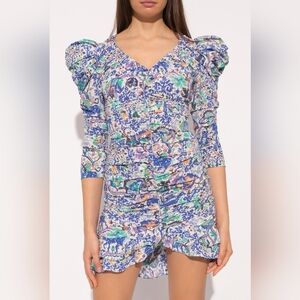 NWT Isabel Marant Bireya Silk Mini Dress